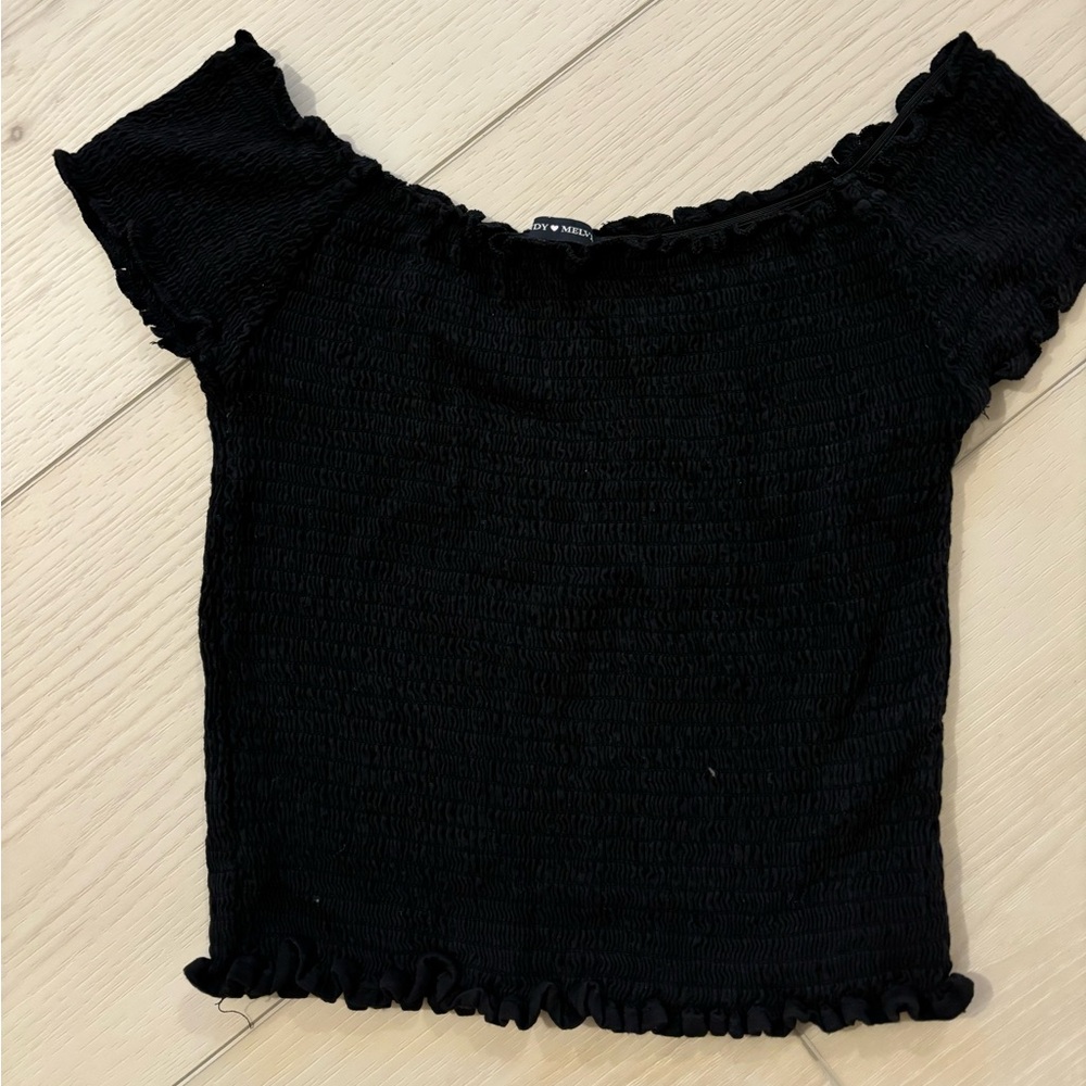 brandy melville off the shoulder top